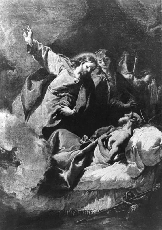  226-Giambattista Pittoni-Morte di san Giuseppe - Saint Louis, Saint Louis Art Museum 